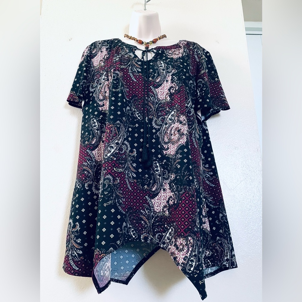 Perseption Concept Floral Pattern Top - image 4